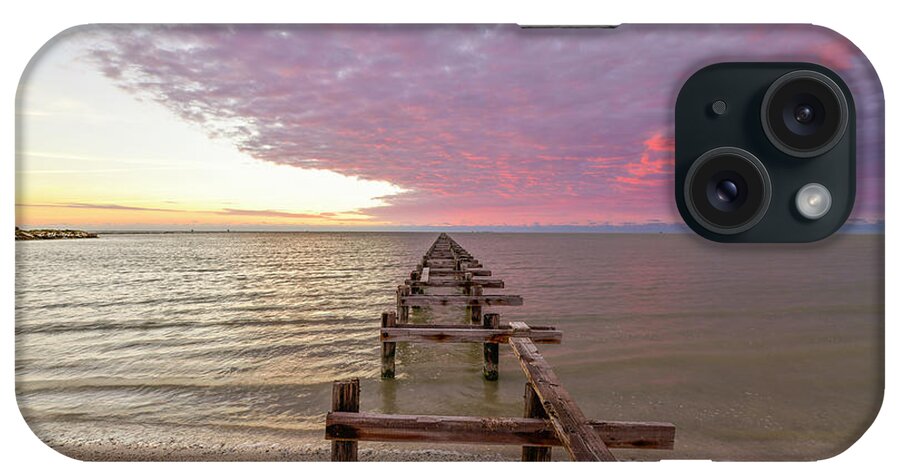 Sun iPhone Case featuring the photograph Shell Ridge Sunrise by Christopher Rice