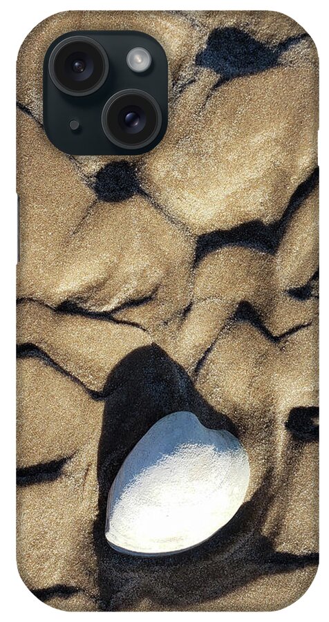 Shell iPhone Case featuring the photograph Shell Sand and Shadows by Art Cole