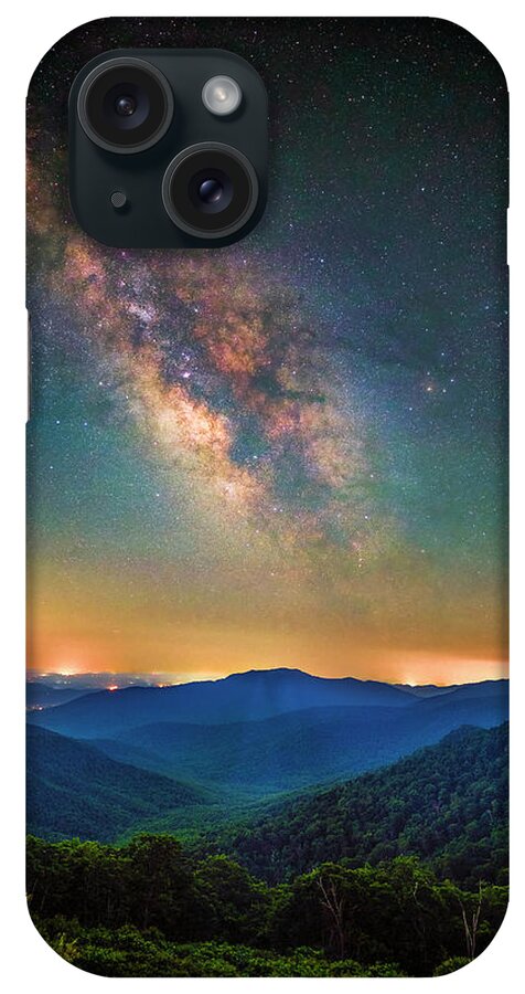 Blue Ridge Mountains iPhone Case featuring the photograph Shenandoah At Night by Mark Papke