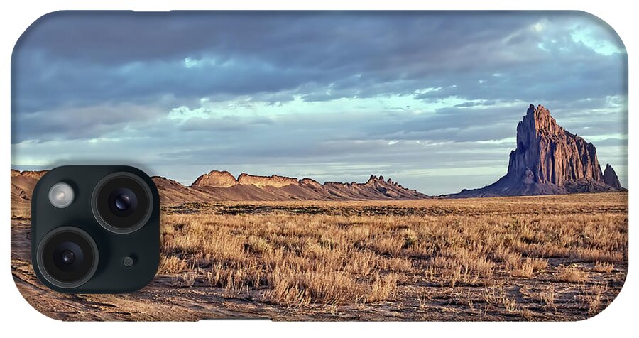 Landscape iPhone Case featuring the photograph Shiprock New Mexico by Tom Watkins PVminer pixs