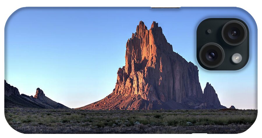 Fine Art iPhone Case featuring the photograph Shiprock by Robert Harris