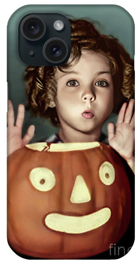 Shirley Temple iPhone Case featuring the photograph Shirley Temple Halloween Time by Franchi Torres