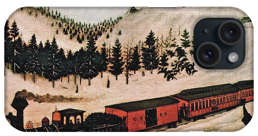 Vintage Train iPhone Case featuring the photograph Sierra Nevada by Long Shot