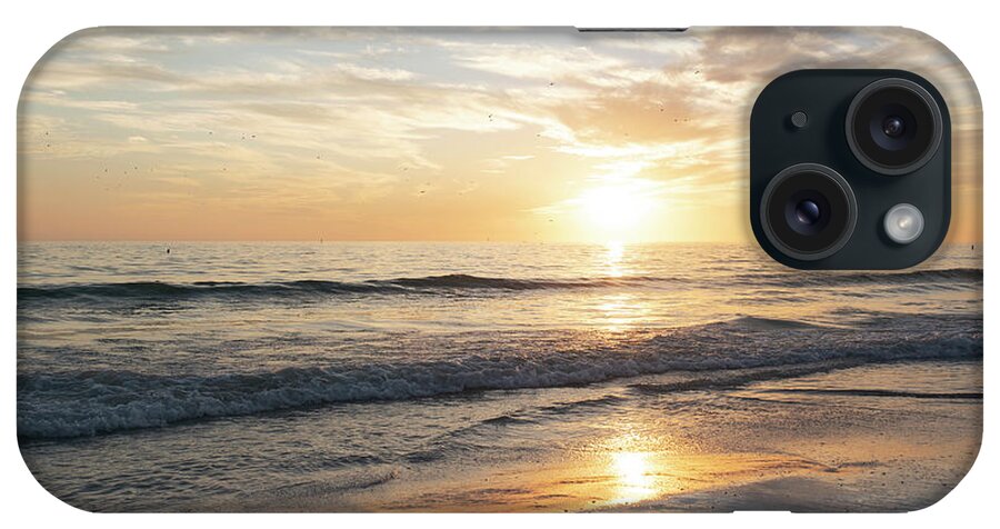 Siesta iPhone Case featuring the photograph Siesta Key Beach Sunset Sarasota Florida by Toby McGuire