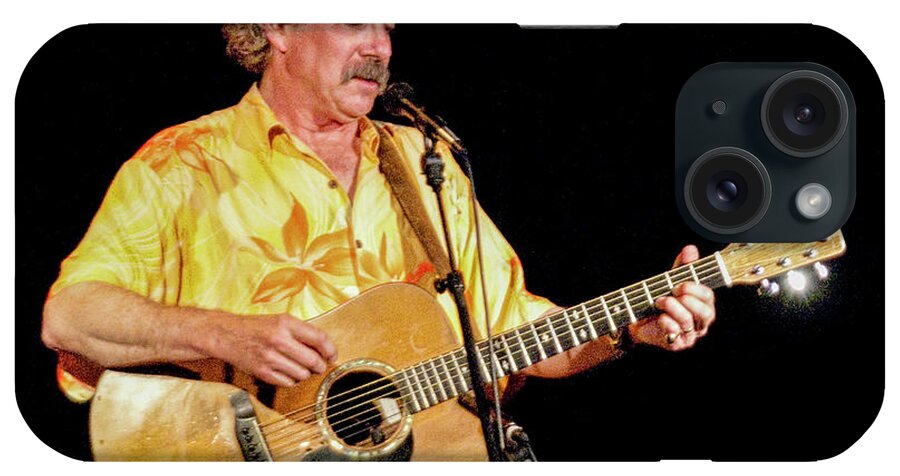 American iPhone Case featuring the photograph Singer Songwriter Musician Tom Rush #1 by Randall Nyhof