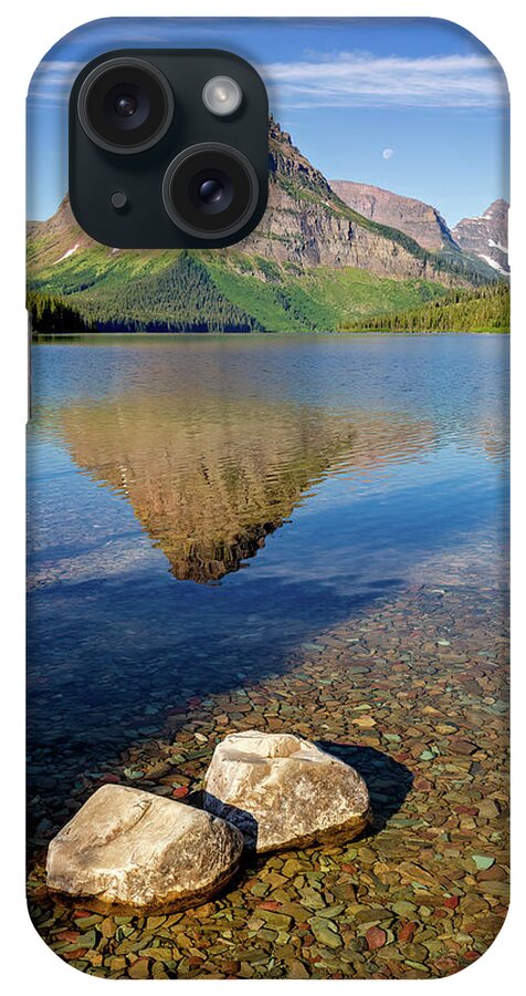 Glacier National Park iPhone Case featuring the photograph Sinopah Mountain by Jack Bell