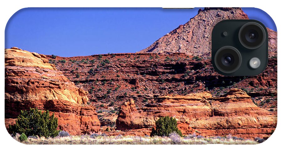 Canyonlands National Park iPhone Case featuring the photograph Six Shooter Peak by Bob Phillips