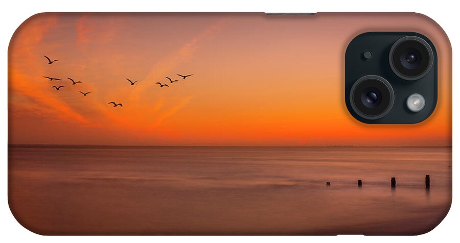 Landscape iPhone Case featuring the photograph Skies of Selsey by Chris Boulton
