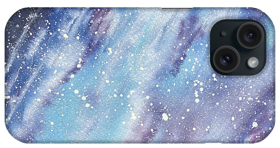 Sky iPhone Case featuring the painting Sky at Night by Lisa Neuman