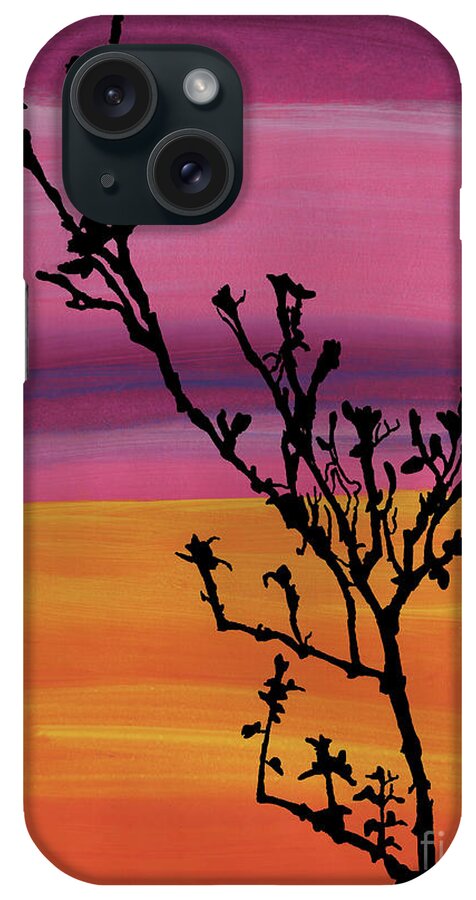 Sunset iPhone Case featuring the painting Sky At Twilight by D Hackett
