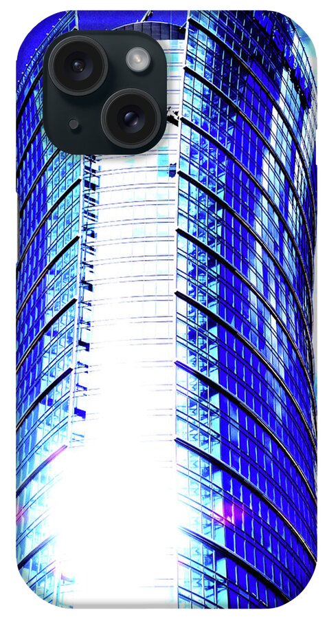 Skyscraper iPhone Case featuring the photograph Skyscraper In Warsaw, Poland 8 by John Siest
