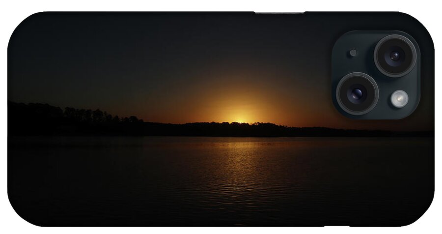 Lake iPhone Case featuring the photograph Small Look Lake Sunrise by Ed Williams