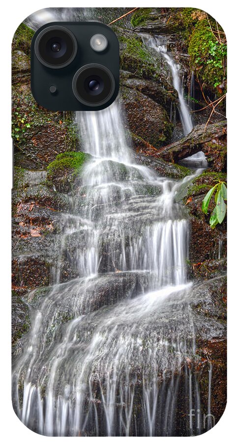 Waterfalls iPhone Case featuring the photograph Small Waterfalls 4 by Phil Perkins