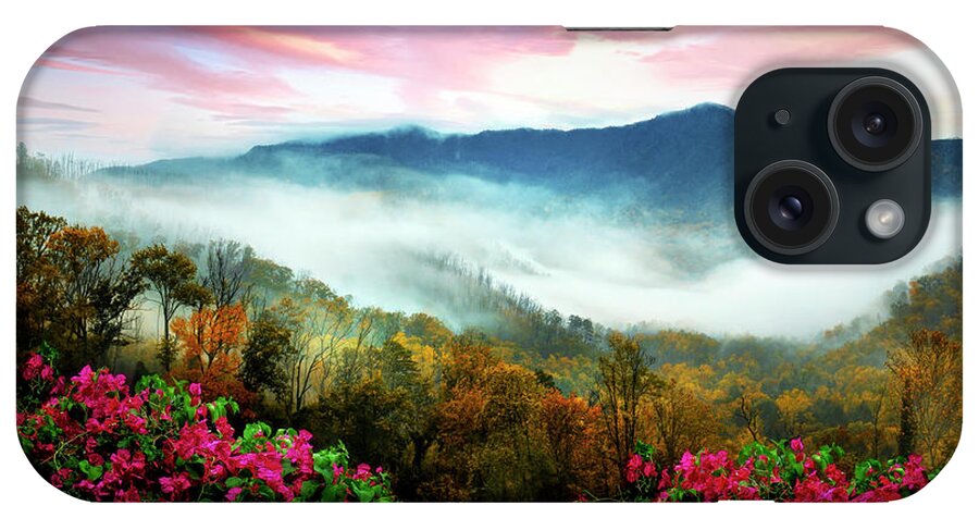Boyds iPhone Case featuring the photograph Smoky Mountains Overlook Blue Ridge Parkway by Debra and Dave Vanderlaan
