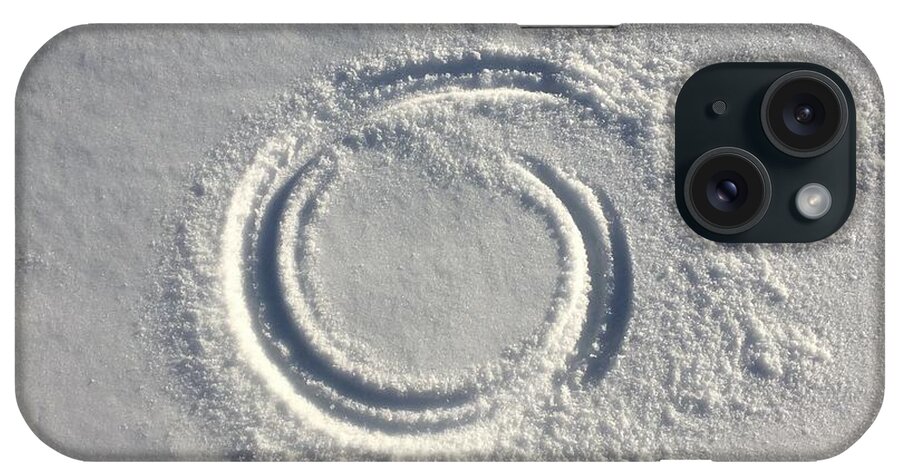 Snow Enso iPhone Case featuring the painting Snow Enso by Marianna Mills