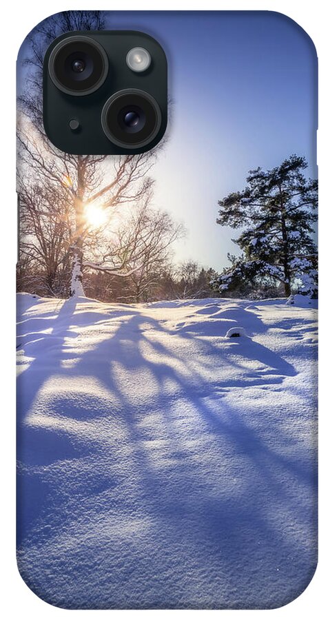 Winter iPhone Case featuring the photograph Snowy Winter Landscape by Nicklas Gustafsson