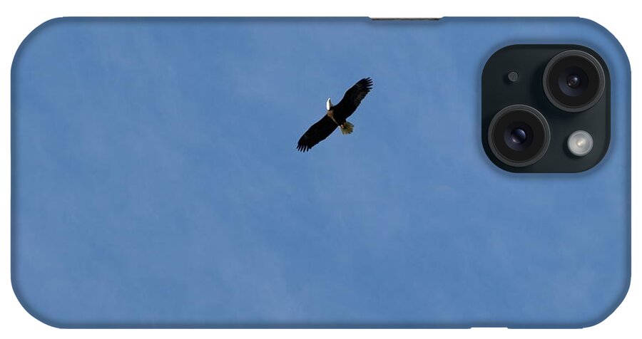 Bald Eagle iPhone Case featuring the photograph Soaring Bald Eagle by Mary Kobet