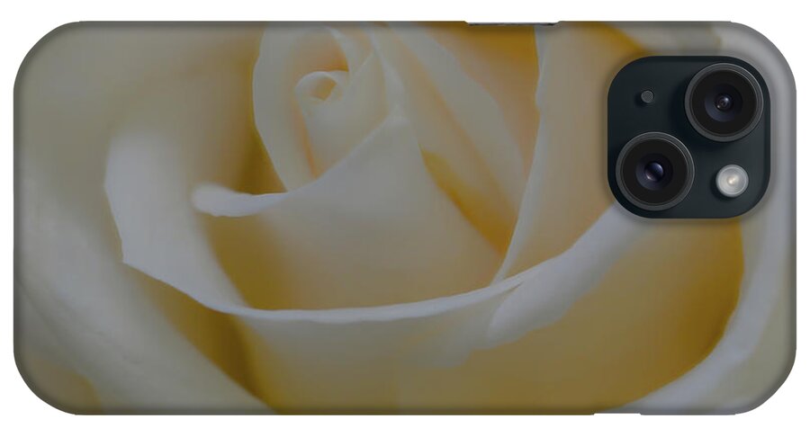 Soft White Rose iPhone Case featuring the photograph Soft White Rose by Michelle Wittensoldner
