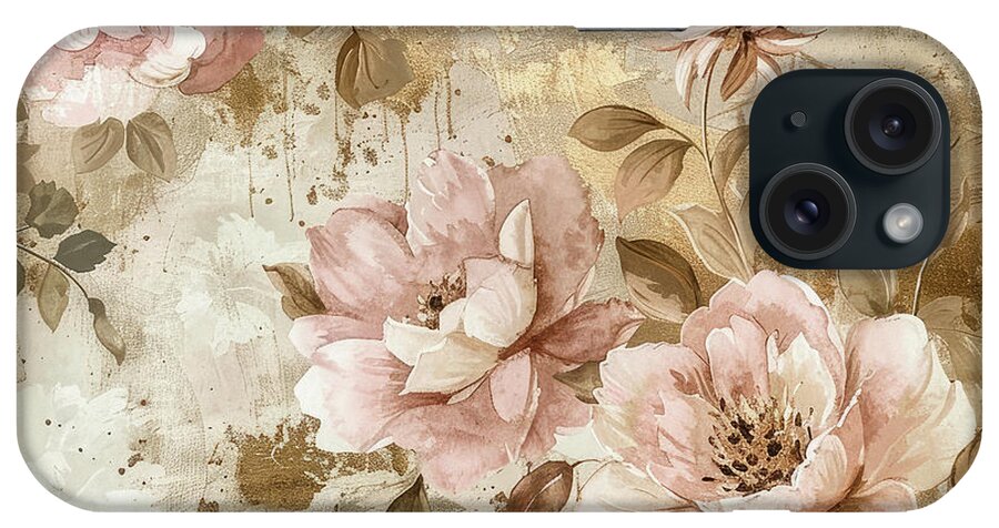 Rose iPhone Case featuring the painting Softly In Pink by Tina LeCour