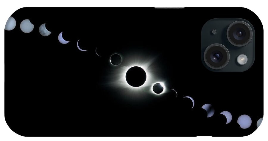 Solar iPhone Case featuring the photograph Solar Eclipse 8x10 by Carol Erikson