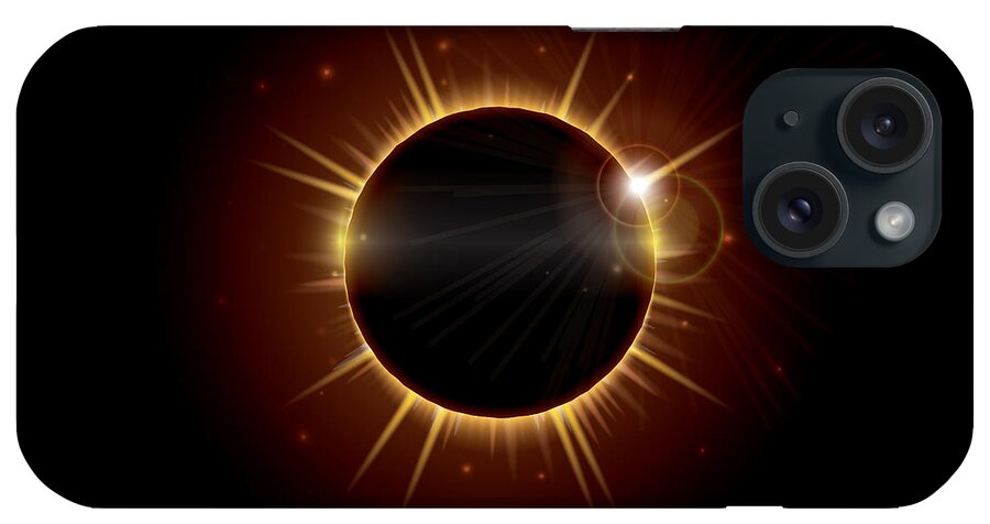 Eclipse iPhone Case featuring the photograph Solar eclipse by Jane Rix