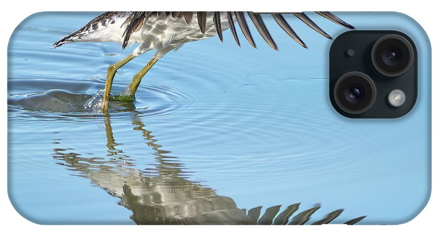 Chevalier Solitaire iPhone Case featuring the photograph Solitary sandpiper by Carl Marceau