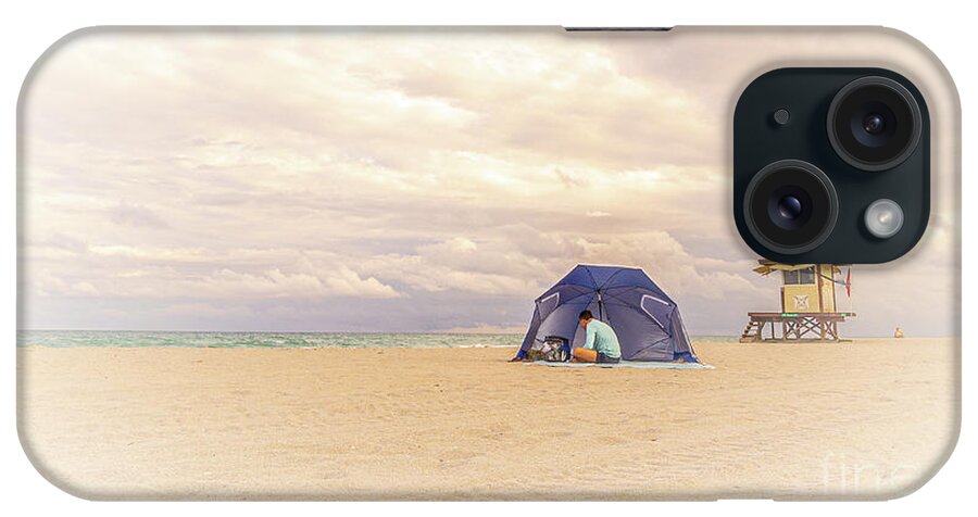Beach iPhone Case featuring the photograph Solitude on the Beach by Danielle McGuy