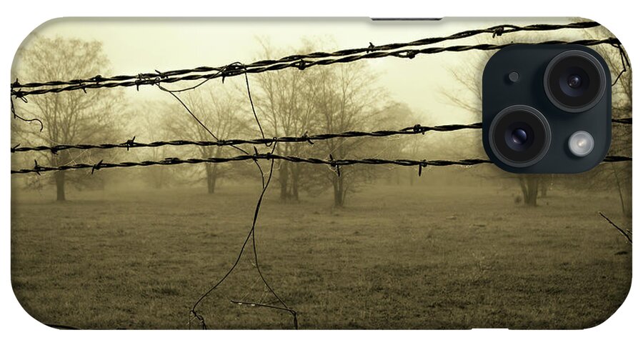 Farm iPhone Case featuring the photograph Somber Pasture by Lens Art Photography By Larry Trager