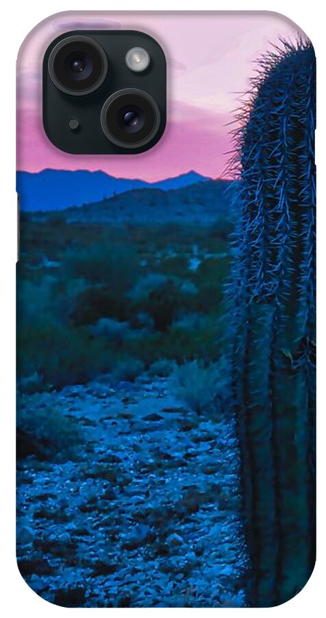 Arizona iPhone Case featuring the photograph Sonoran Desert Nightfall by Judy Kennedy