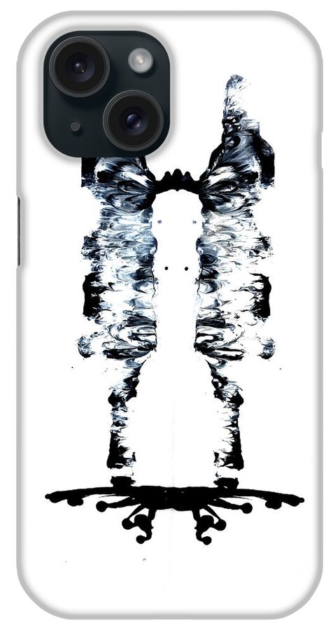 Abstract iPhone Case featuring the painting Soul Mates by Stephenie Zagorski