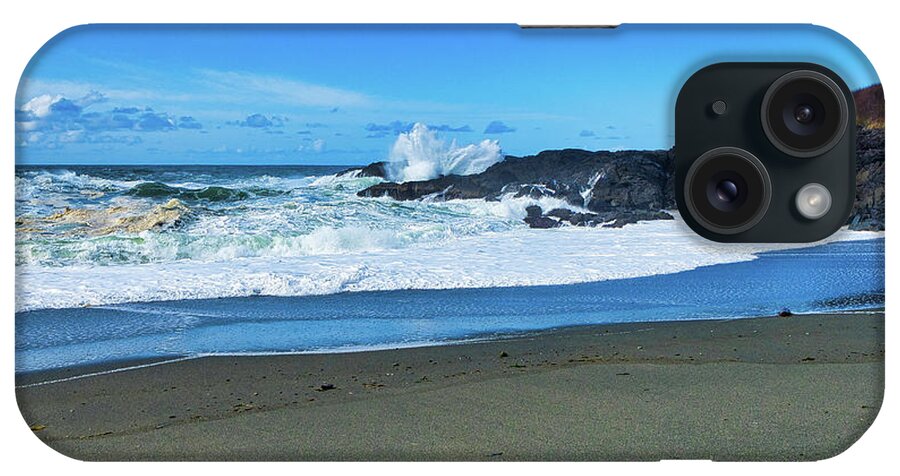 Landscape iPhone Case featuring the photograph South Beach Sea Action by Allan Van Gasbeck