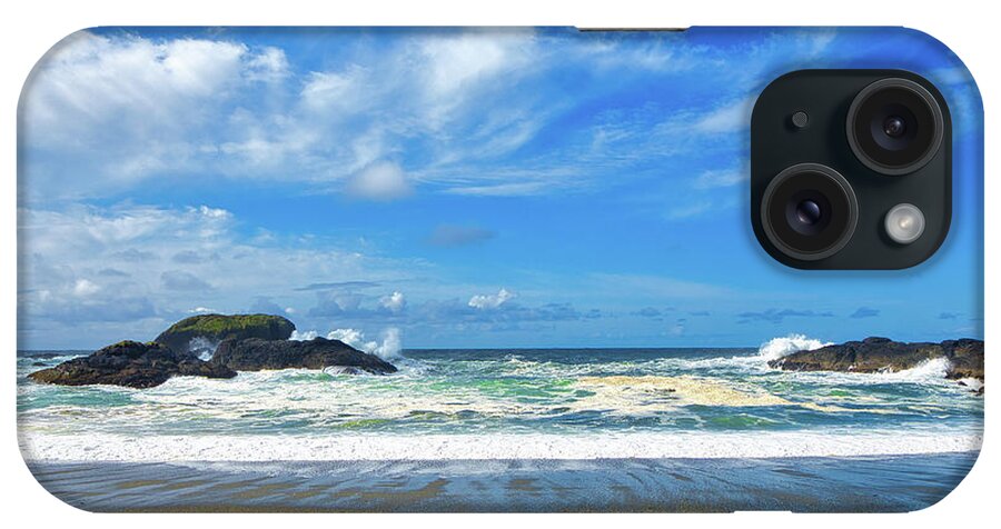Landscape iPhone Case featuring the photograph South Beach Vista by Allan Van Gasbeck