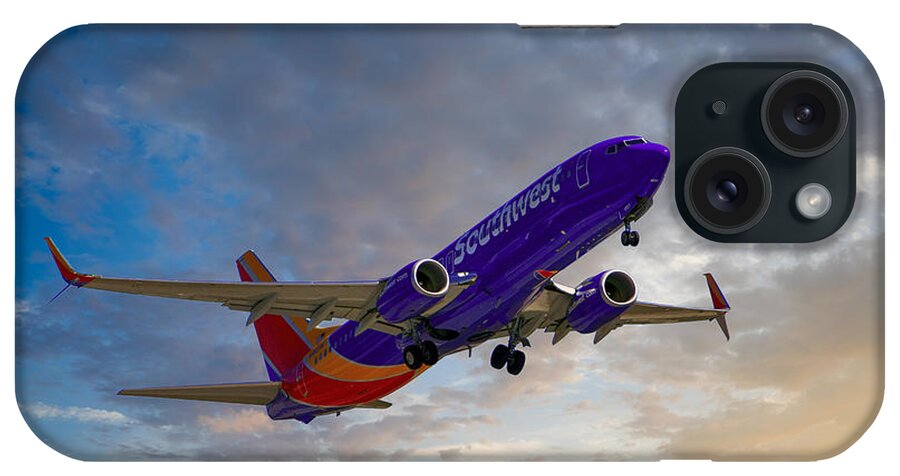 Southwest iPhone Case featuring the photograph SouthWest 737 by Chris Smith