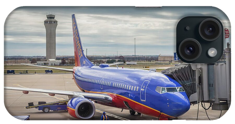 Southwest Airlines iPhone Case featuring the photograph Southwest Airlines in Austin Texas by Robert Bellomy