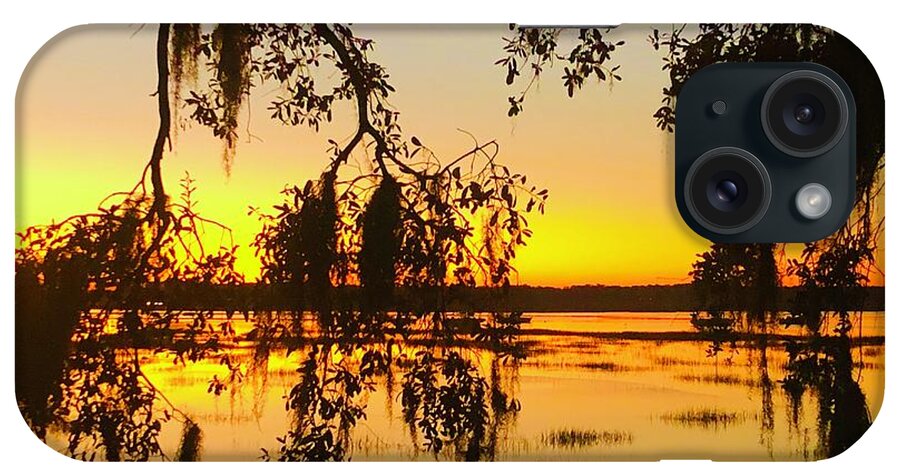 Landscape iPhone Case featuring the photograph Spanish Moss Sunrise by Michael Stothard
