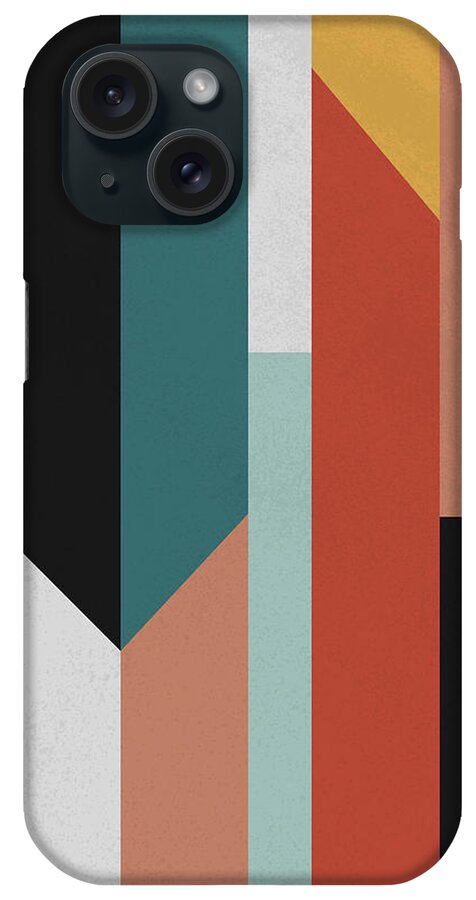 Abstract iPhone Case featuring the digital art Speak Up Abstract by Ink Well