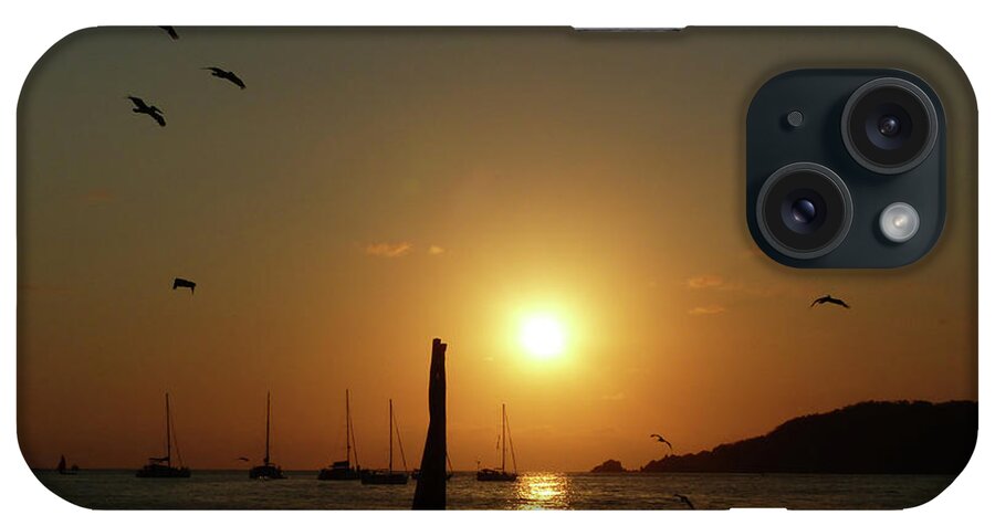 Sun Setting iPhone Case featuring the photograph Spectacular Days End by Rosanne Licciardi