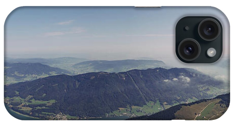 Saint Wolfgang Of Regensburg iPhone Case featuring the photograph View of Austria two lakes Mondsee and Attersee by Vaclav Sonnek