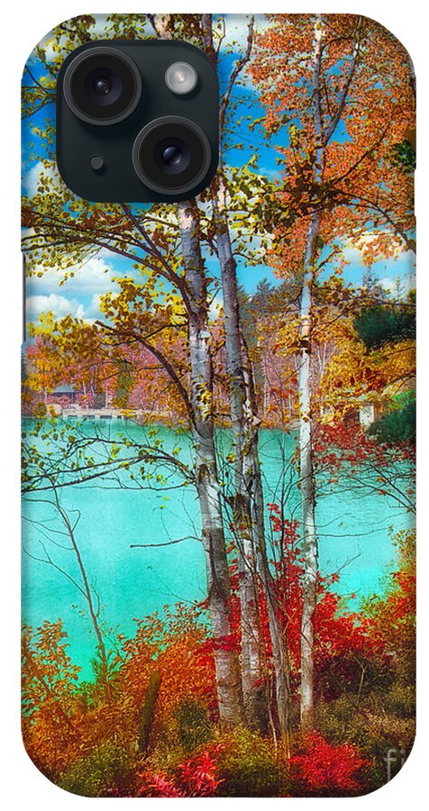 Spitfire Lake In Adirondack Mountains iPhone Case featuring the photograph Spitfire Lake in Adirondack Mountains by Carlos Diaz