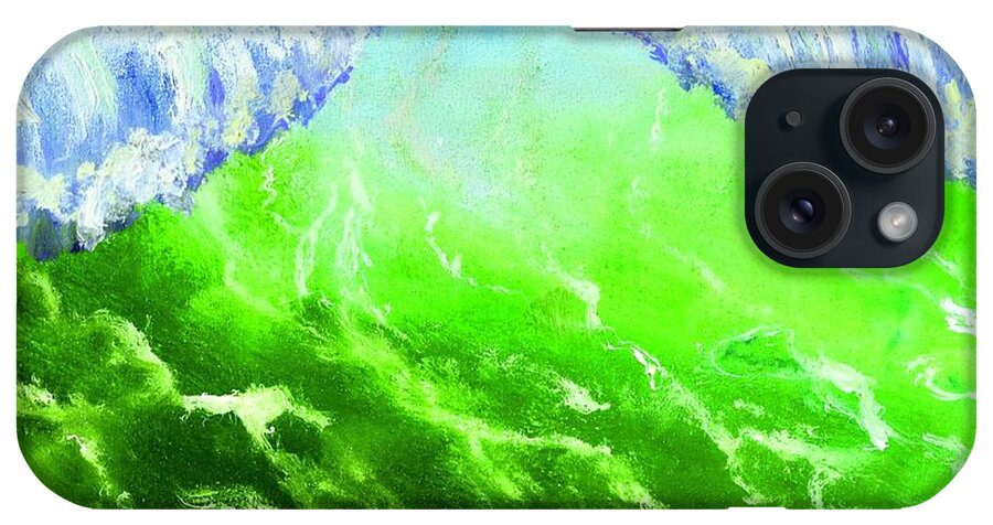 Wave iPhone Case featuring the painting Splash by Mary Scott