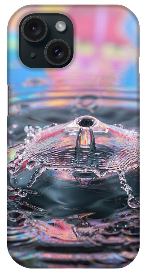 Abstract iPhone Case featuring the photograph Splashing Time by Sue Leonard