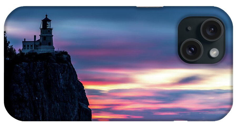 Split Rock iPhone Case featuring the photograph Split Rock Summer Sunrise by Sebastian Musial