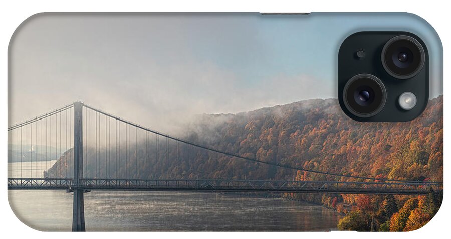 Mist iPhone Case featuring the photograph Sporadic Crossing Of Foggy Sound The Signature Series by Angelo Marcialis
