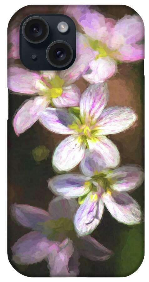 Wildflowers iPhone Case featuring the photograph Spring Beauties by Linda Shannon Morgan