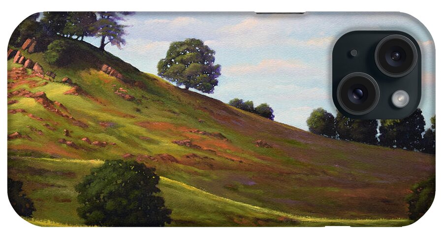 Landscape iPhone Case featuring the painting Spring Day by Frank Wilson