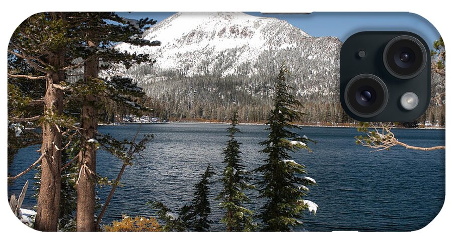 Spring iPhone Case featuring the photograph Spring Thaw Lake Mary, Mammoth Mountain, Mammoth Lakes, California by Bonnie Colgan