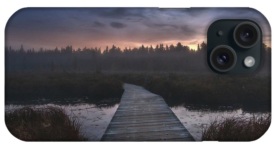 Algonquin iPhone Case featuring the photograph Spruce Bog Sunrise by Cale Best