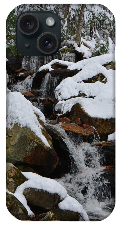 Spruce Peak Falls iPhone Case featuring the photograph Spruce Peak Falls 5 by Raymond Salani III
