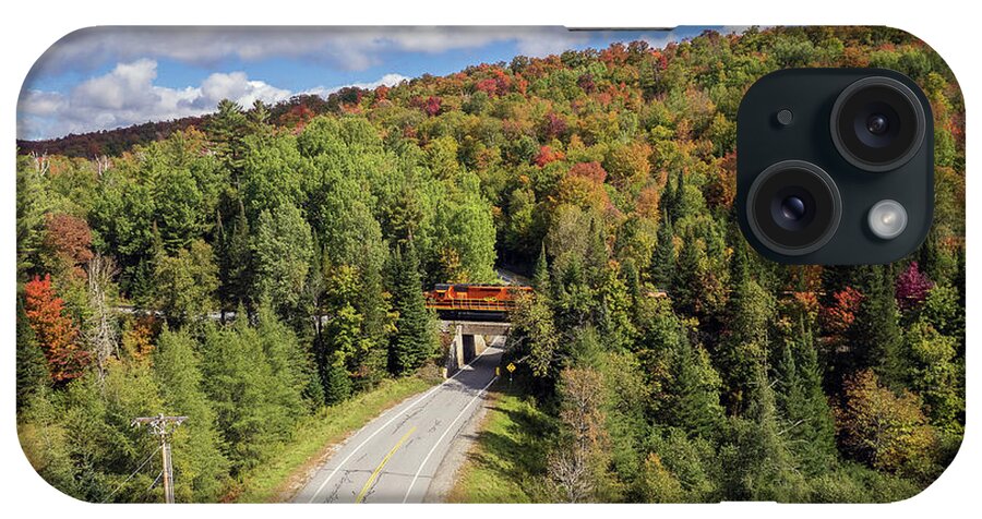  iPhone Case featuring the photograph St Lawrence And Atlantic Crossing Rte 114 in Morgan, VT by John Rowe