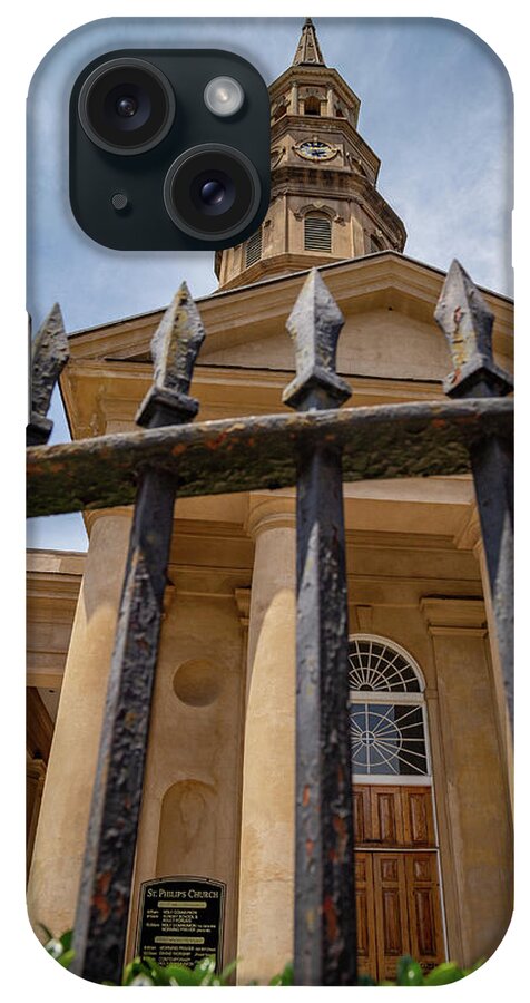 Church iPhone Case featuring the photograph St. Philips Church in Charleston, SC 8 by Cindy Robinson